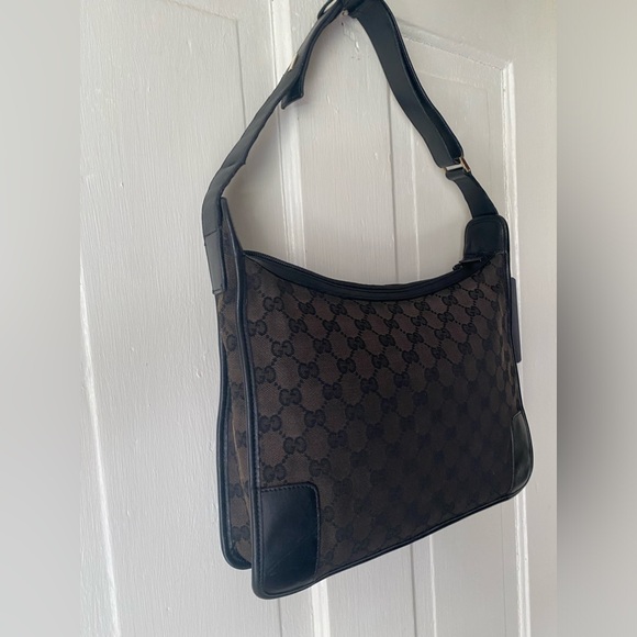 Preloved GUCCI shoulder bag blk tote bag, Made in Italy. size: M - Picture 11 of 11